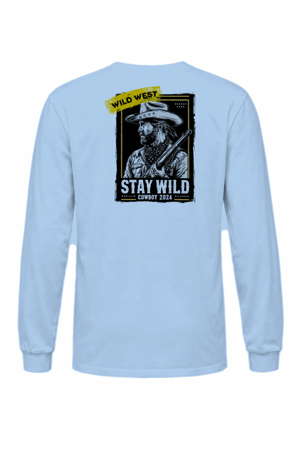 "Stay Wild Cowboy" Unisex Longsleeve T-shirt | Gildan 2400