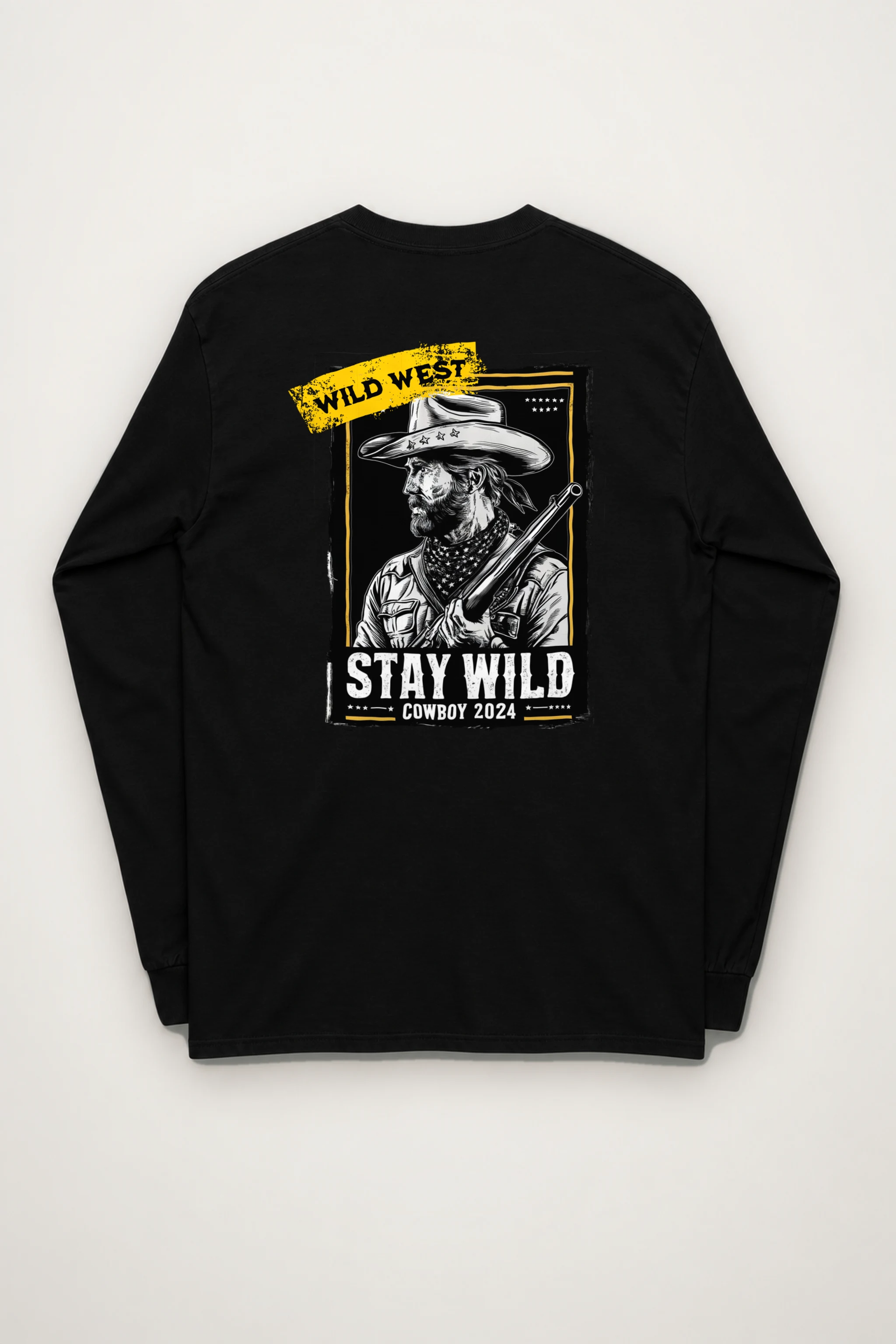 "Stay Wild Cowboy" Unisex Longsleeve T-shirt