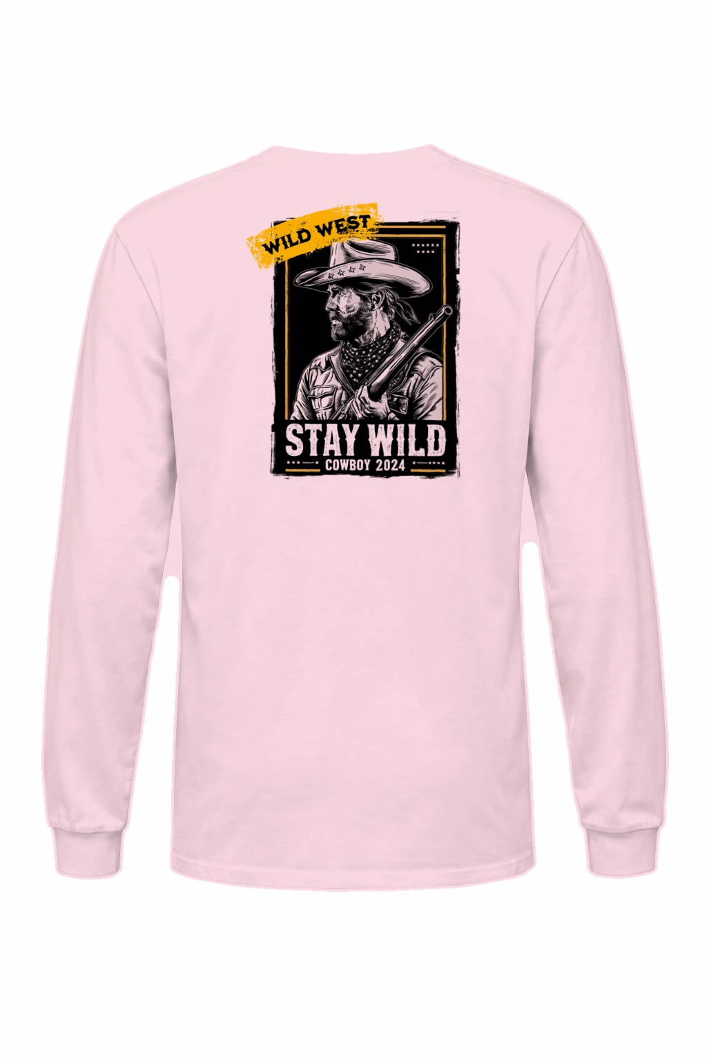 "Stay Wild Cowboy" Unisex Longsleeve T-shirt | Gildan 2400