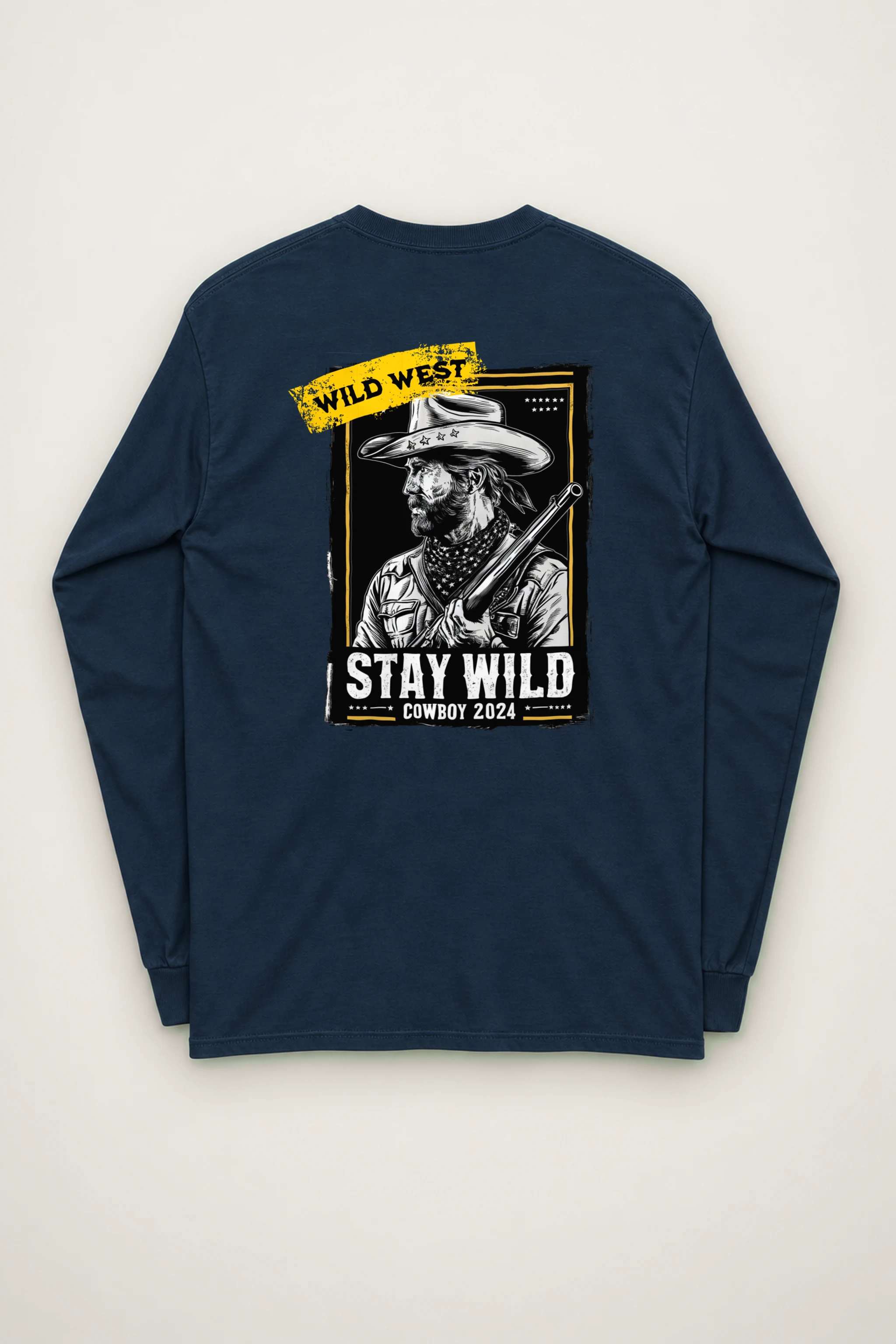 "Stay Wild Cowboy" Unisex Longsleeve T-shirt