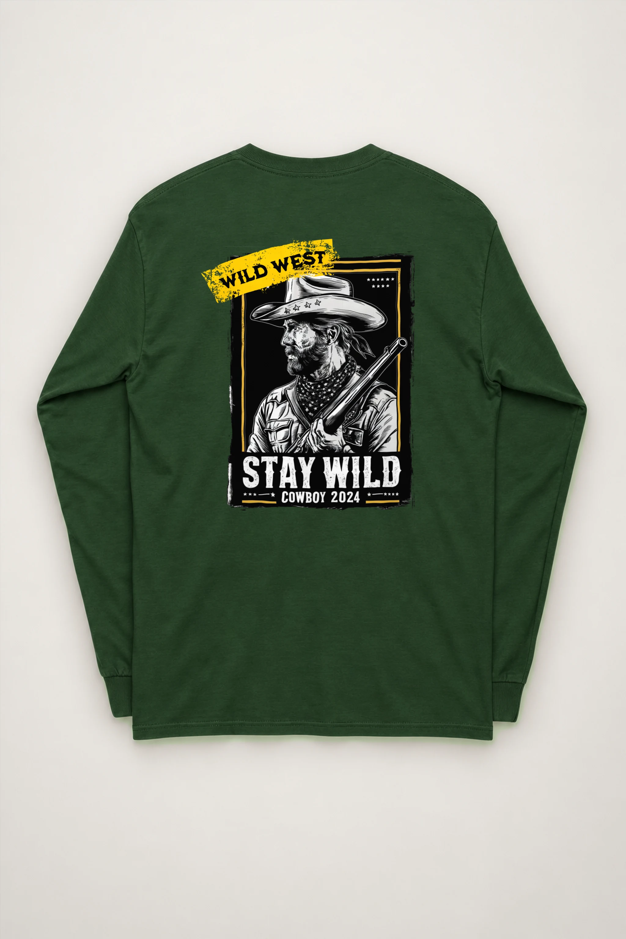 "Stay Wild Cowboy" Unisex Longsleeve T-shirt