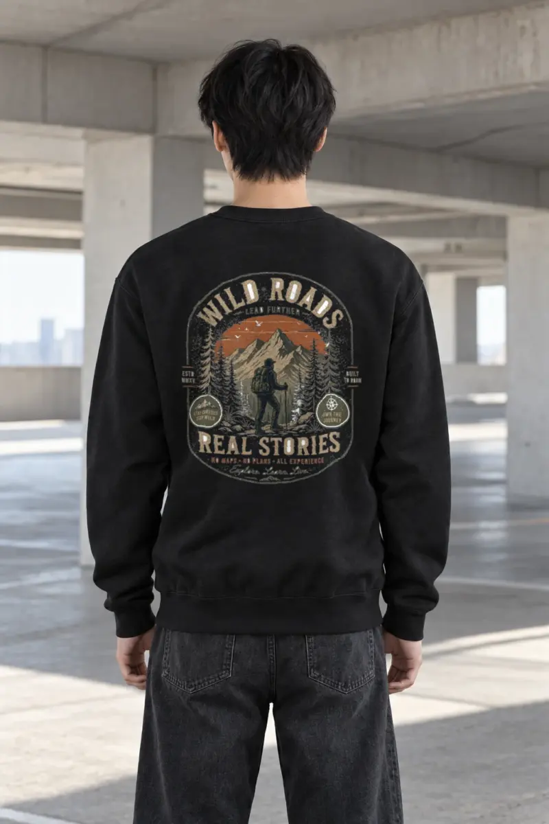 "Stay Wild" Heavy Blend Unisex Crewneck Sweatshirt