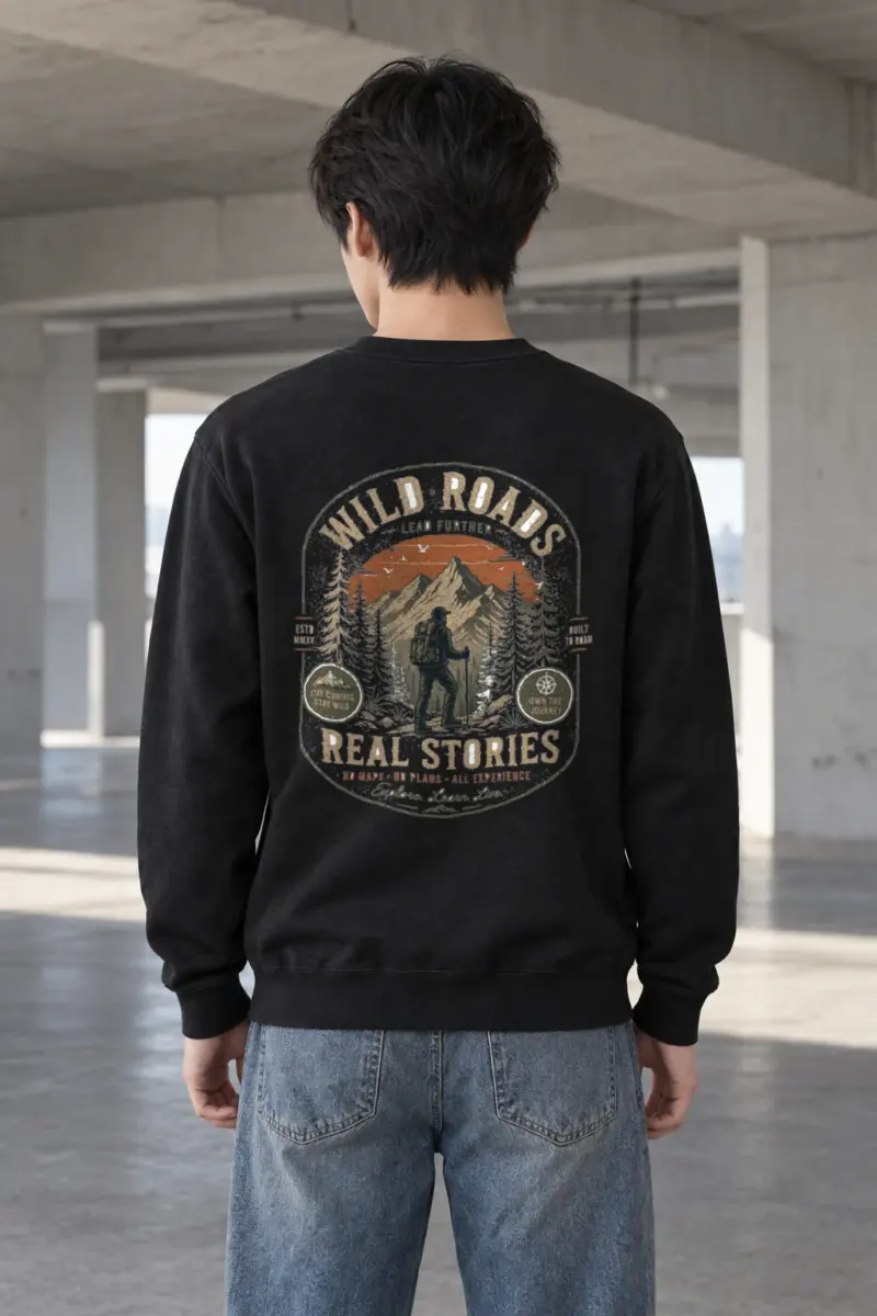 "Stay Wild" Heavy Blend Unisex Crewneck Sweatshirt