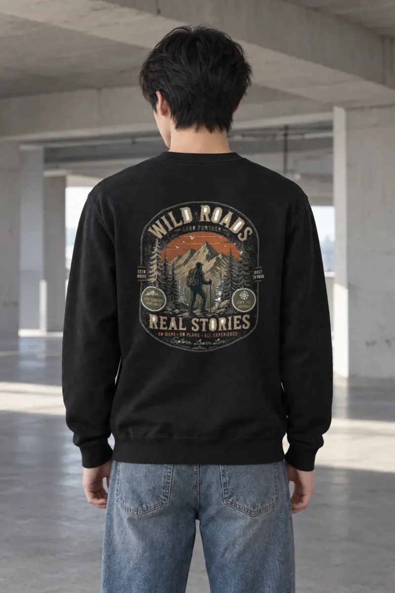 "Stay Wild" Heavy Blend Unisex Crewneck Sweatshirt