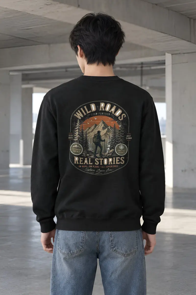 "Stay Wild" Heavy Blend Unisex Crewneck Sweatshirt