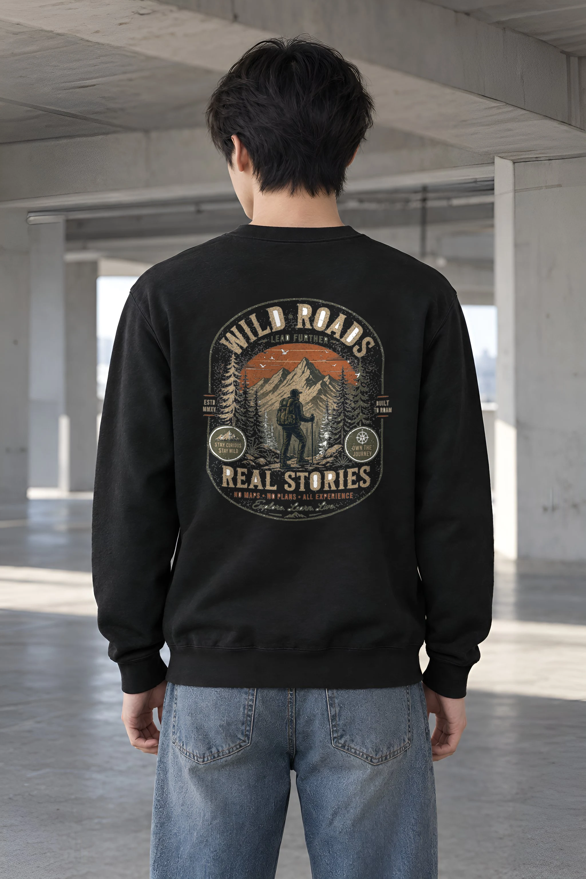 "Stay Wild" Heavy Blend Unisex Crewneck Sweatshirt