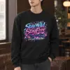 "Stay Wild Script Skyline" Heavy Blend Unisex Crewneck Sweatshirt