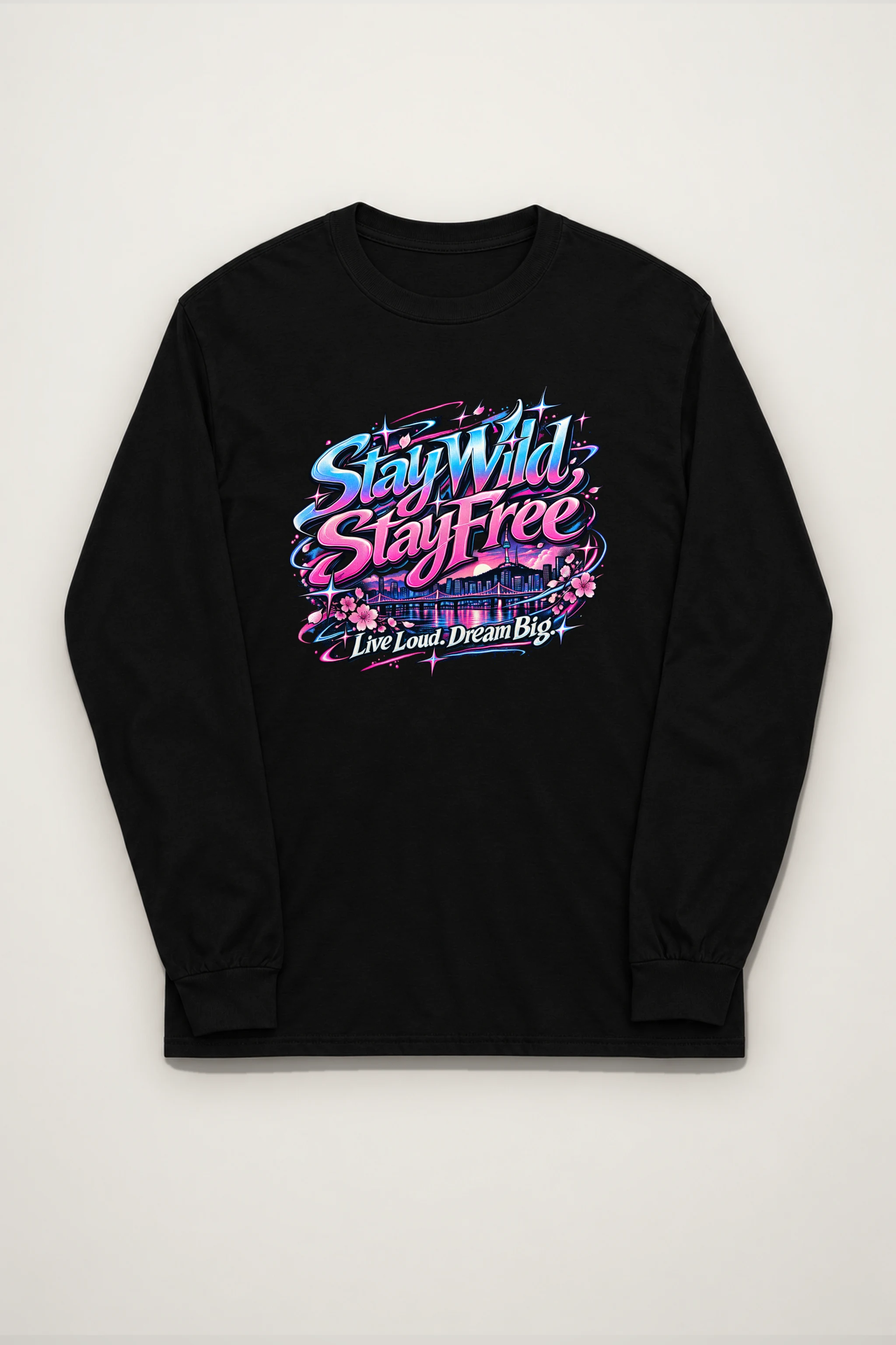 "Stay Wild, Stay Free" Unisex Longsleeve T-shirt