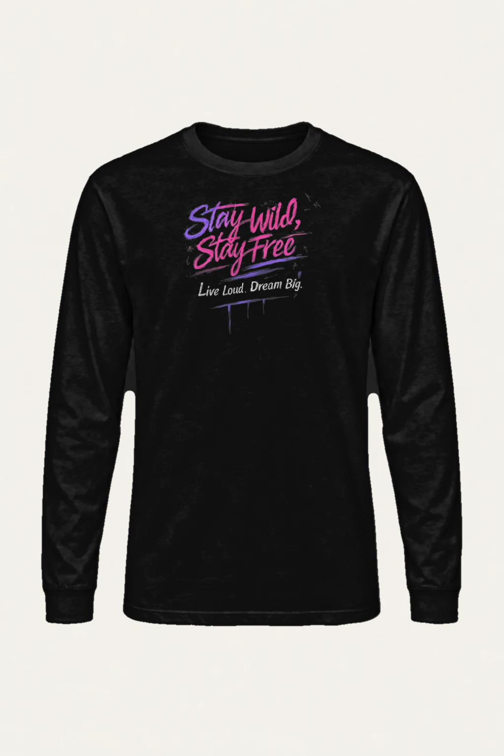 "Stay Wild Stay Free" Unisex Longsleeve T-shirt | Gildan 2400