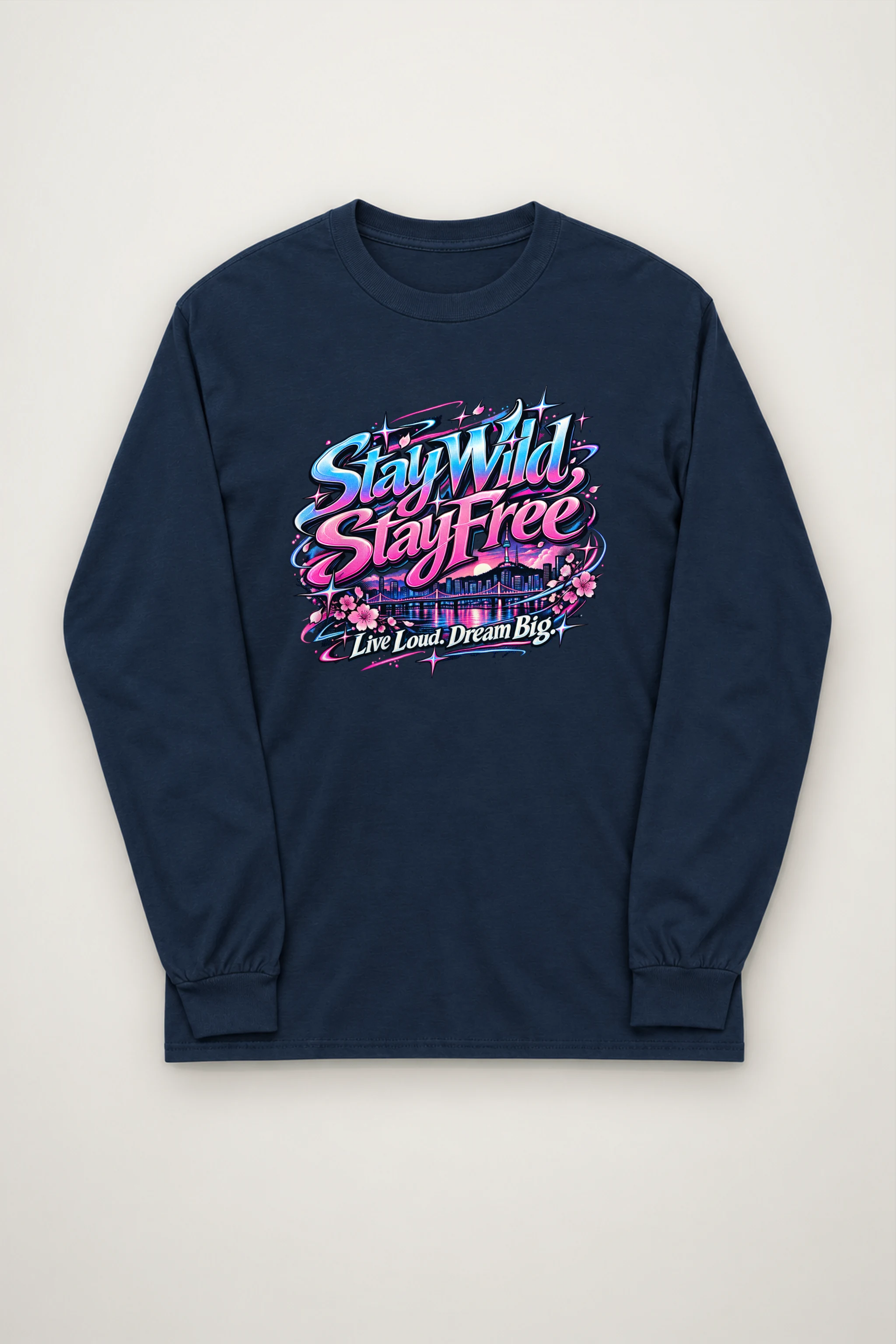"Stay Wild, Stay Free" Unisex Longsleeve T-shirt