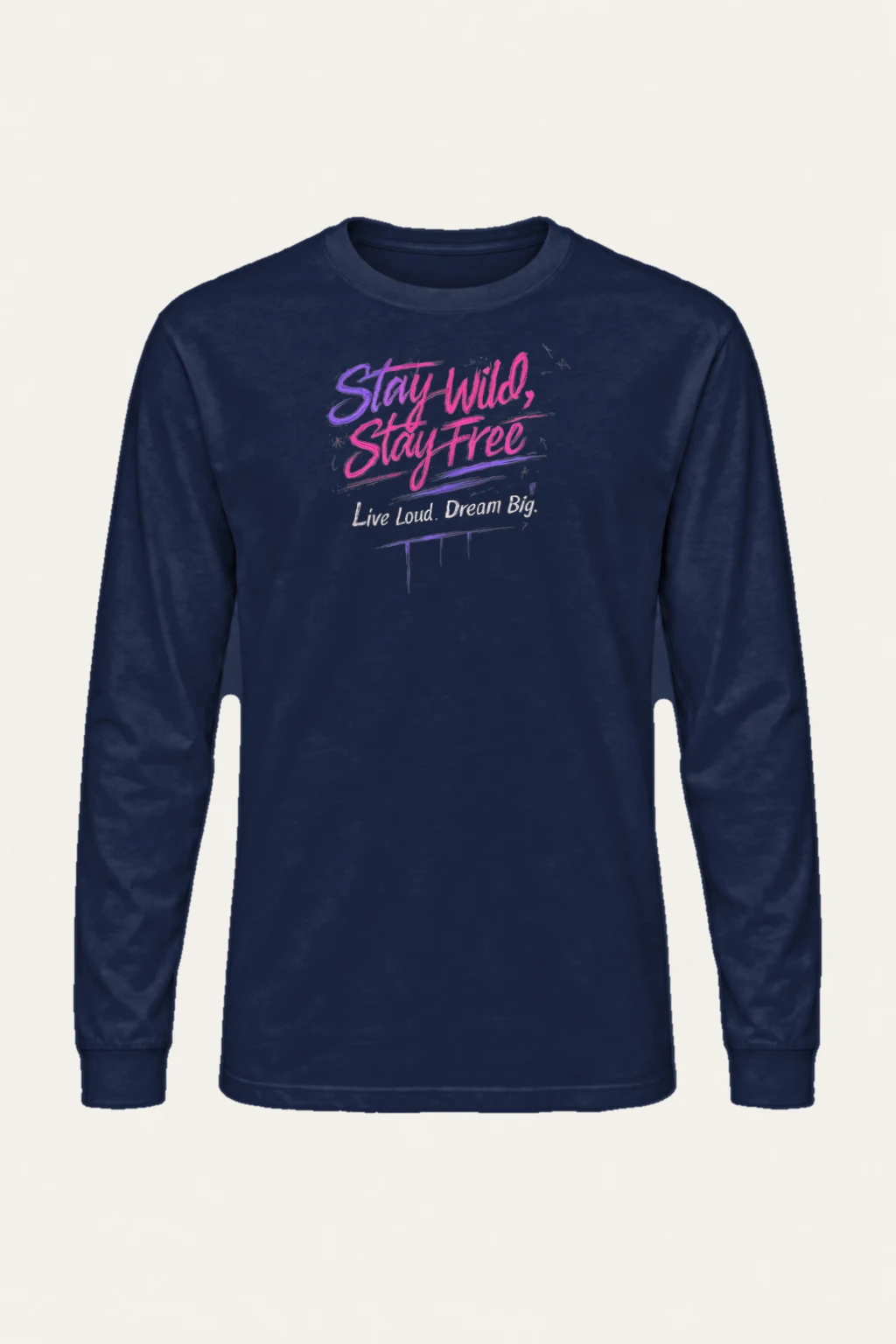 "Stay Wild Stay Free" Unisex Longsleeve T-shirt | Gildan 2400