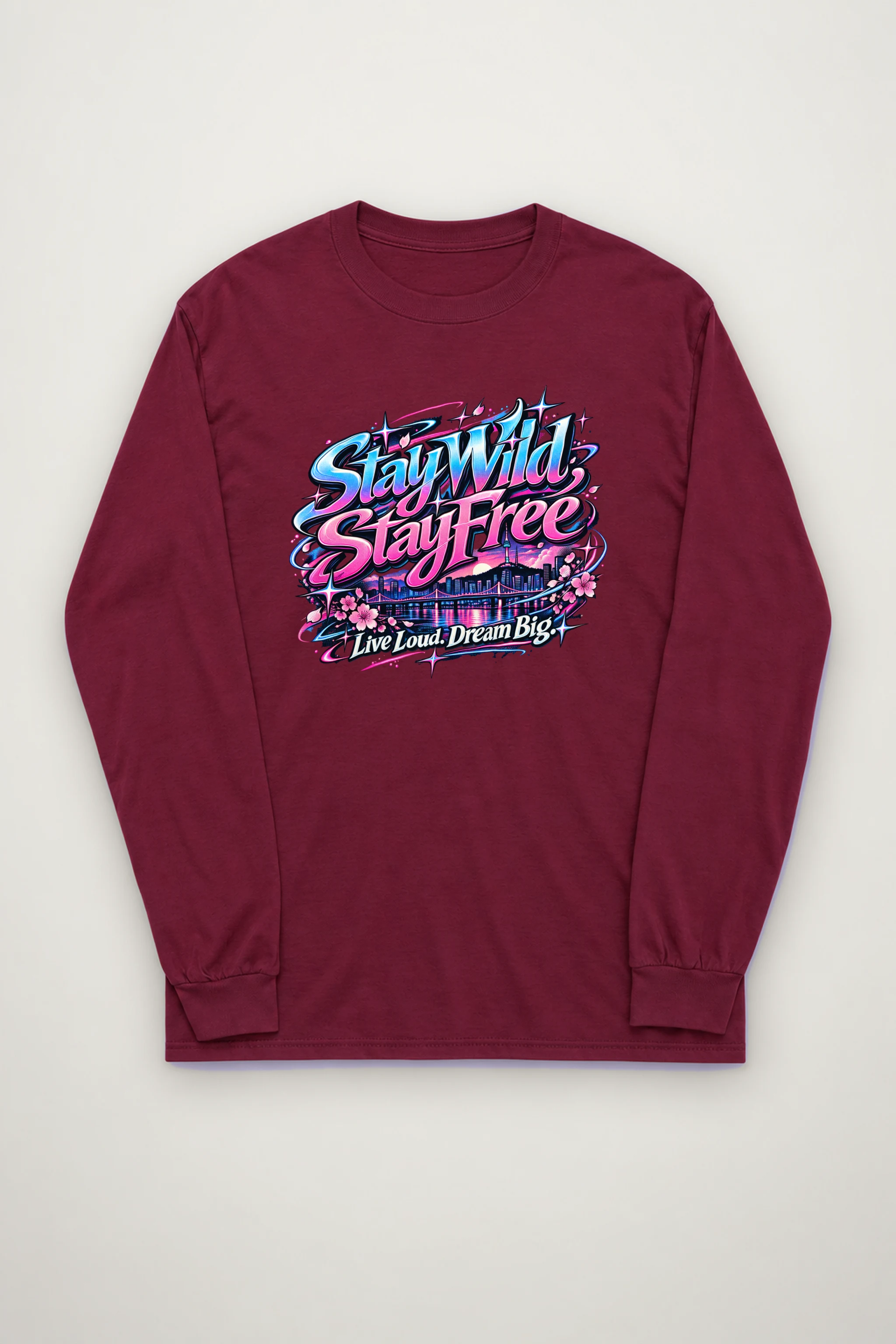 "Stay Wild, Stay Free" Unisex Longsleeve T-shirt