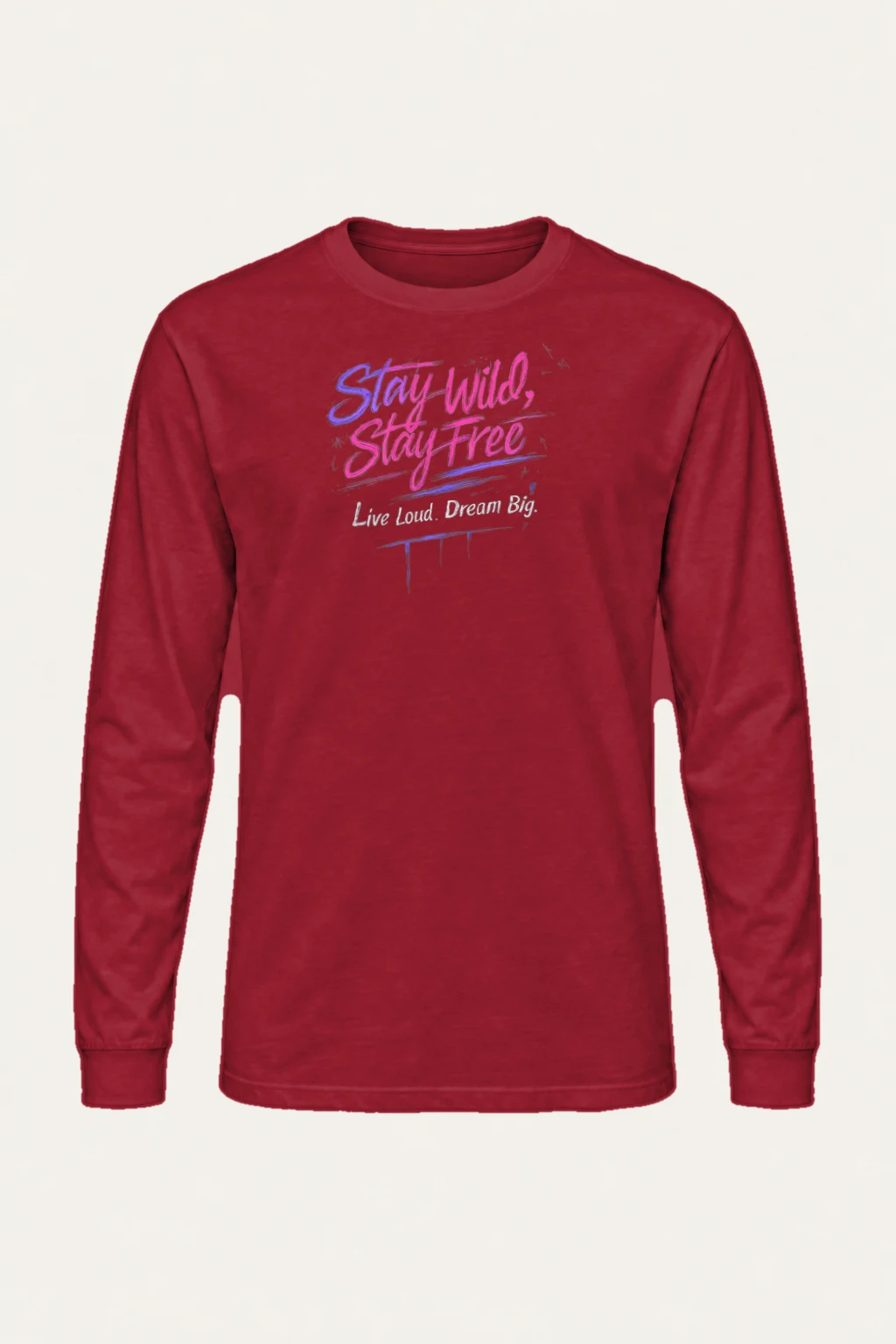 "Stay Wild Stay Free" Unisex Longsleeve T-shirt | Gildan 2400