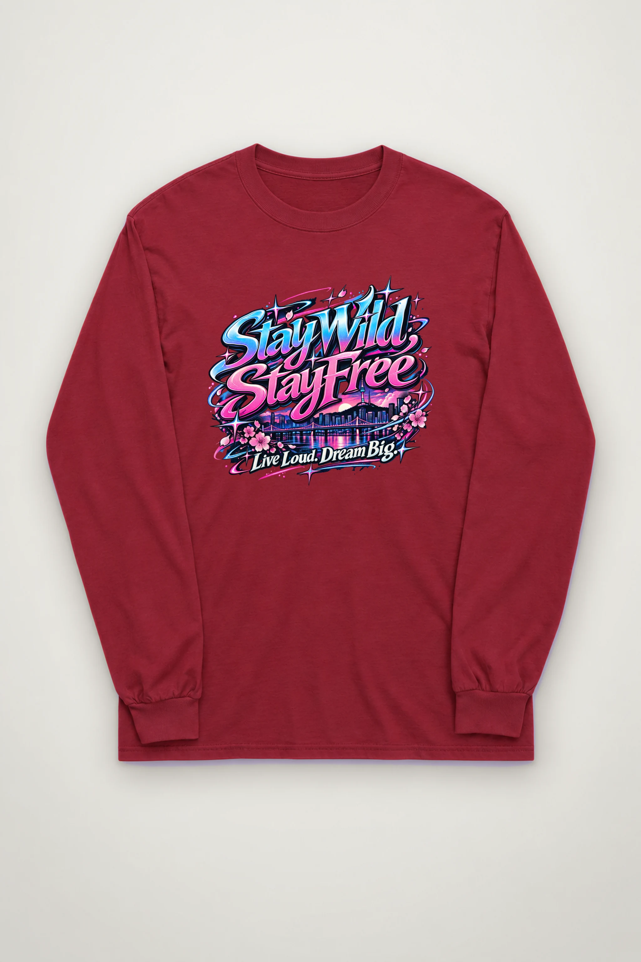 "Stay Wild, Stay Free" Unisex Longsleeve T-shirt