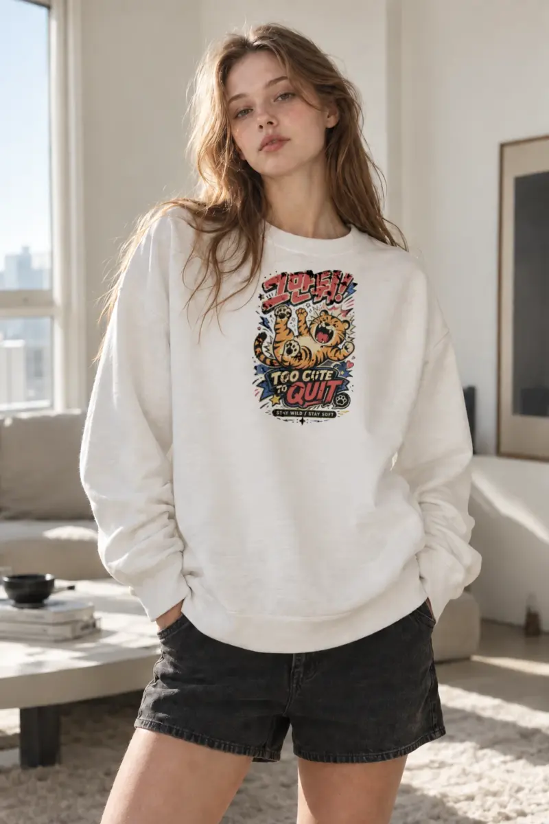 "Stay Wild Stay Soft" Heavy Blend Unisex Crewneck Sweatshirt | Gildan 18000