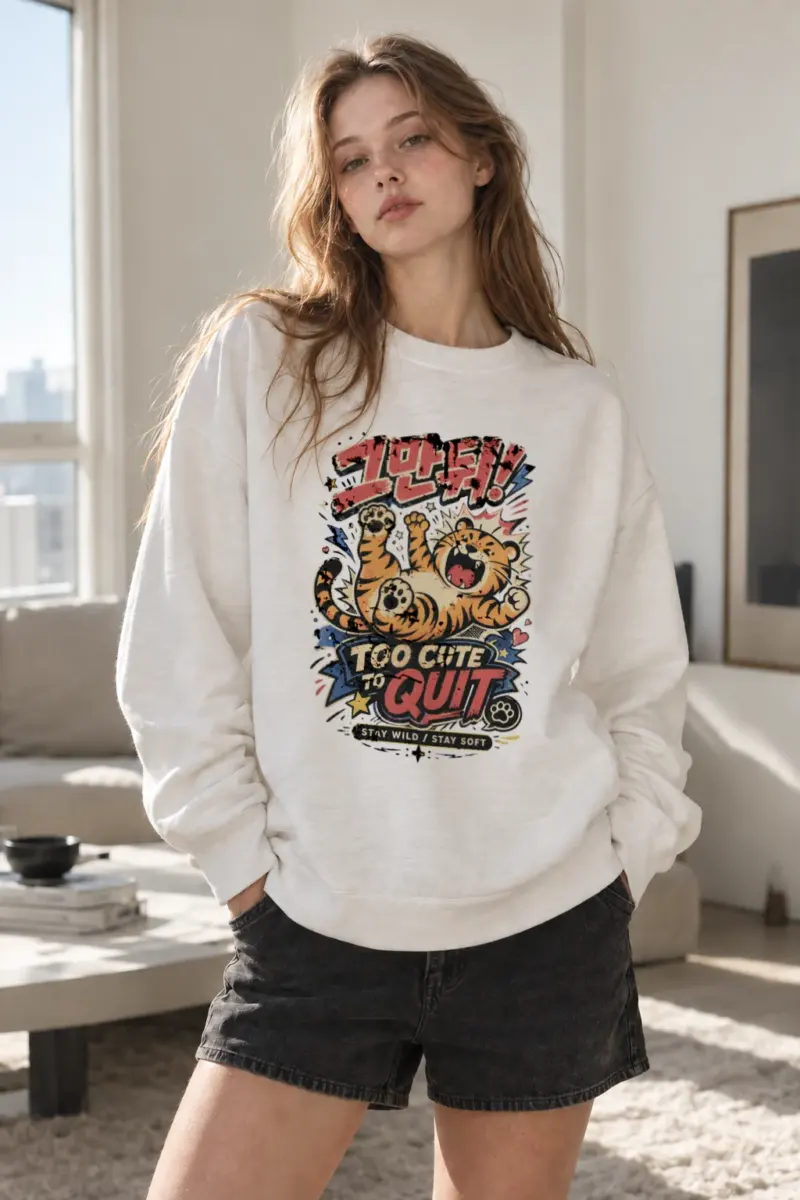 “Stay Wild Stay Soft” Heavy Blend Unisex Crewneck Sweatshirt | Gildan 18000