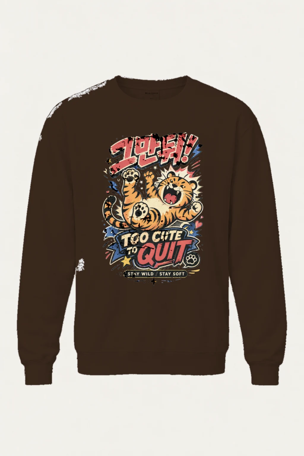 "Stay Wild Stay Soft" Heavy Blend Unisex Crewneck Sweatshirt | Gildan 18000