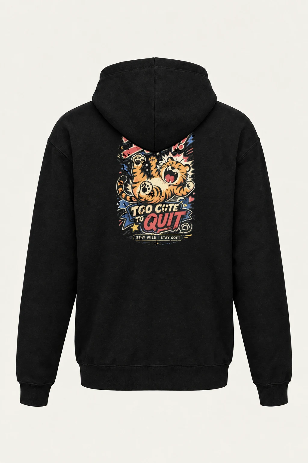 "Stay Wild Stay Soft" Heavy Blend Unisex Pullover Hoodie | Gildan 18500