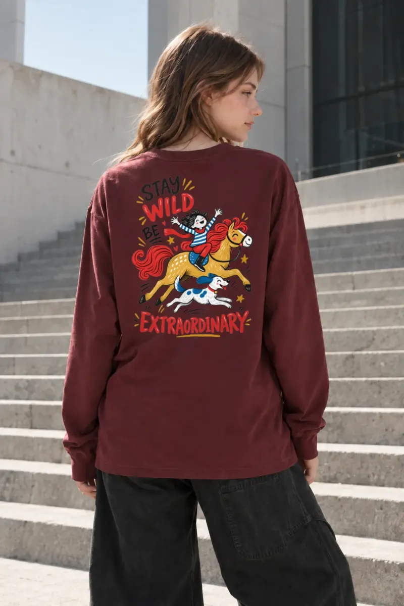 "Stay Wild" Unisex Longsleeve T-shirt | Gildan 2400