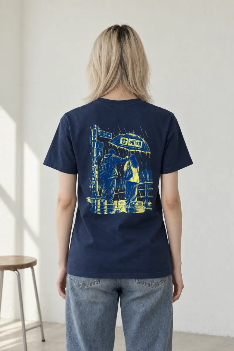 "Stay With Me Umbrella" Heavyweight Unisex Crewneck T-shirt