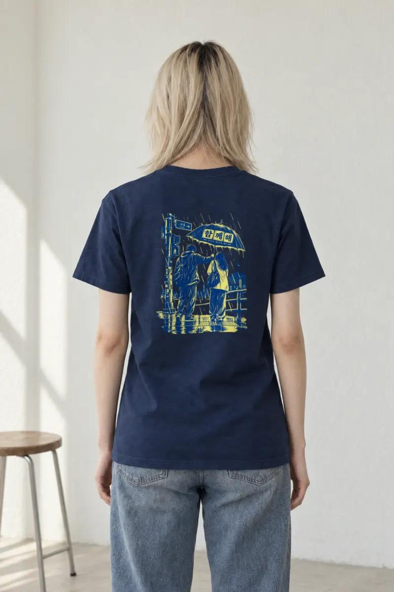 "Stay With Me Umbrella" Heavyweight Unisex Crewneck T-shirt