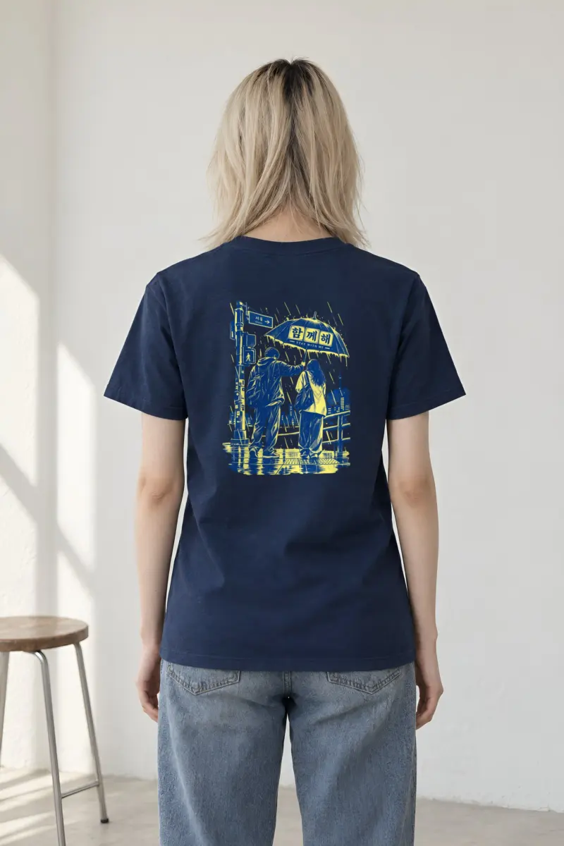 "Stay With Me Umbrella" Heavyweight Unisex Crewneck T-shirt