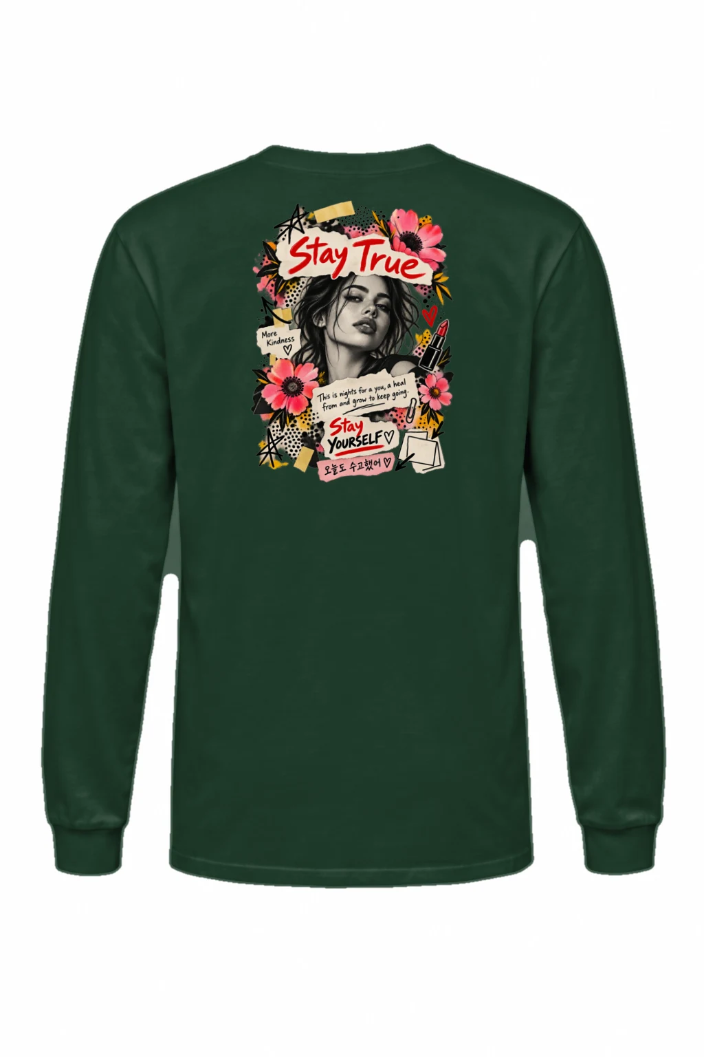 "Stay Yourself" Unisex Longsleeve T-shirt | Gildan 2400
