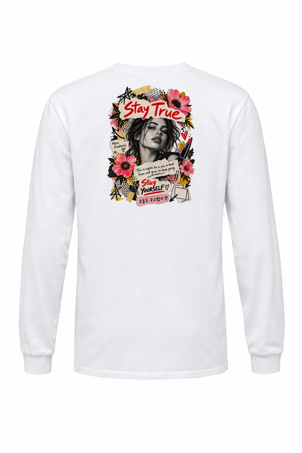 "Stay Yourself" Unisex Longsleeve T-shirt | Gildan 2400