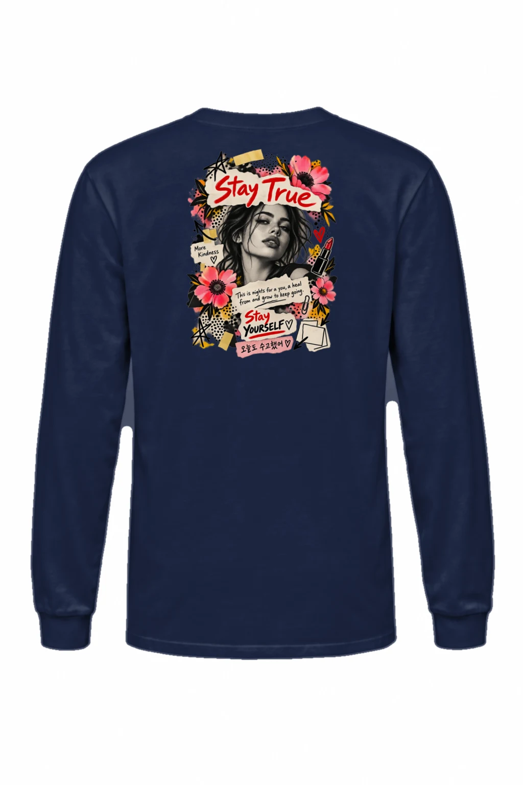 "Stay Yourself" Unisex Longsleeve T-shirt | Gildan 2400