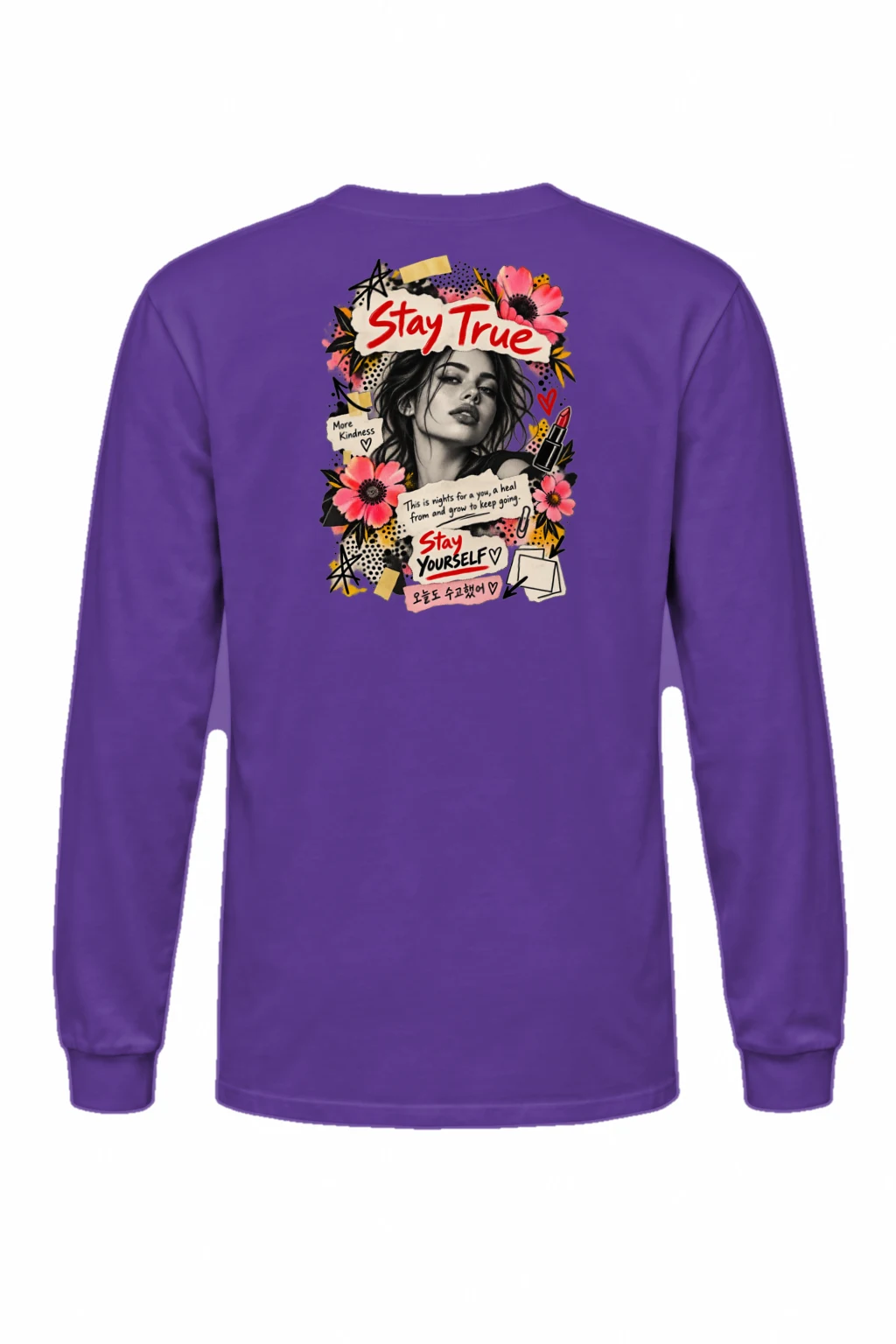 "Stay Yourself" Unisex Longsleeve T-shirt | Gildan 2400