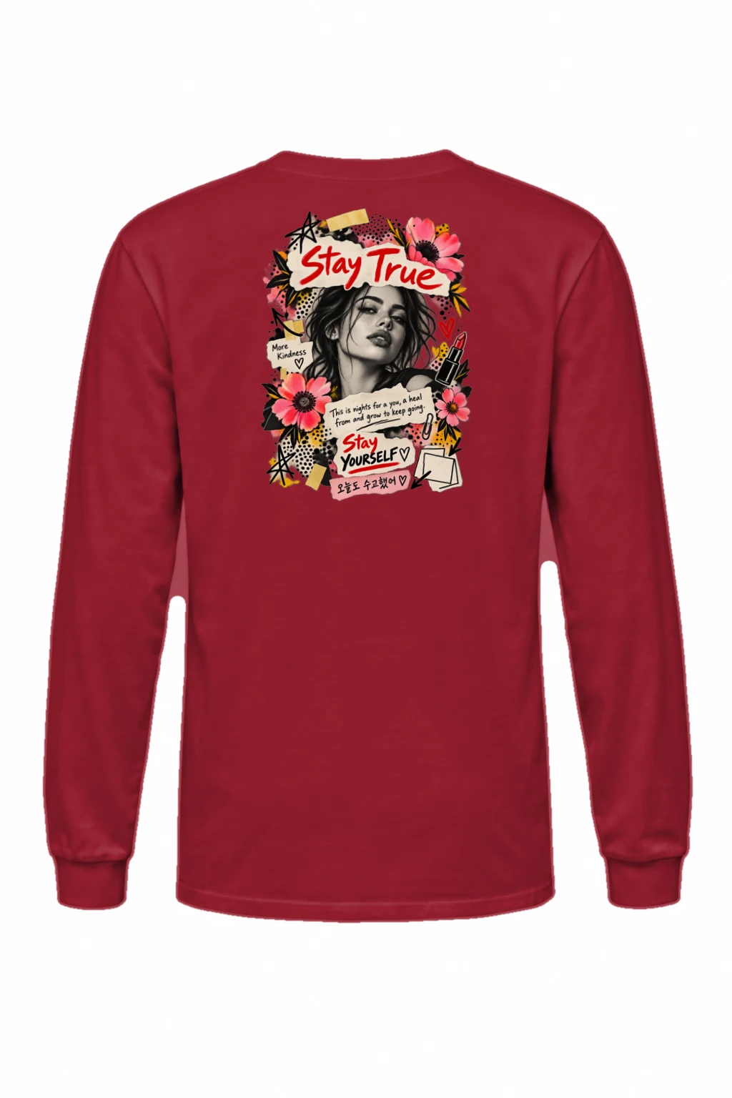 "Stay Yourself" Unisex Longsleeve T-shirt | Gildan 2400