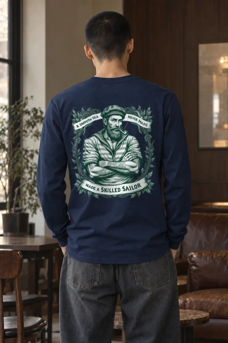 "Steady Tide" Unisex Longsleeve T-shirt | Gildan 2400