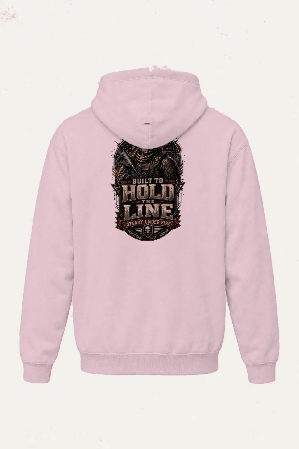 "Steady Under Fire" Heavy Blend Unisex Pullover Hoodie | Gildan 18500