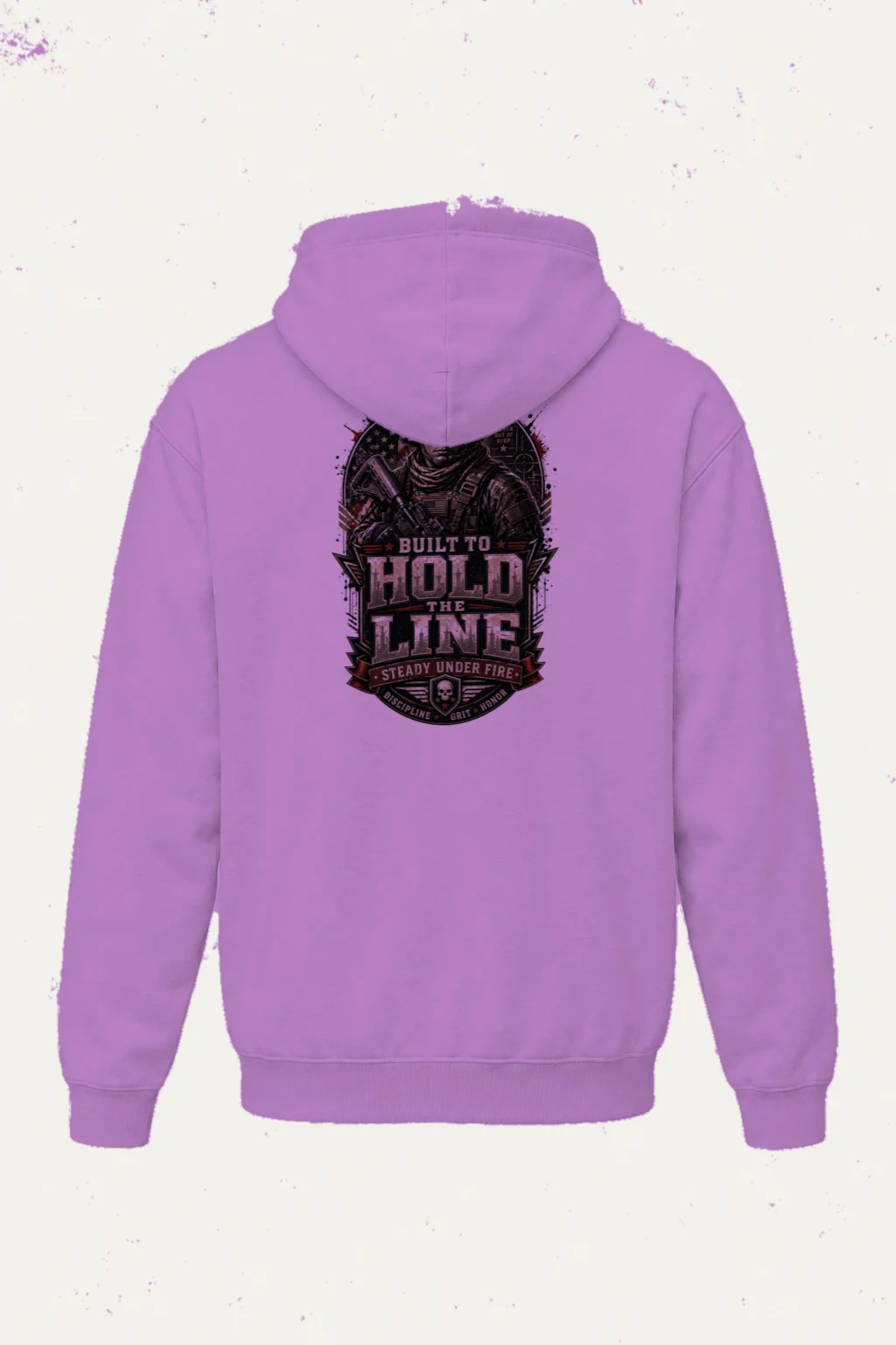 "Steady Under Fire" Heavy Blend Unisex Pullover Hoodie | Gildan 18500