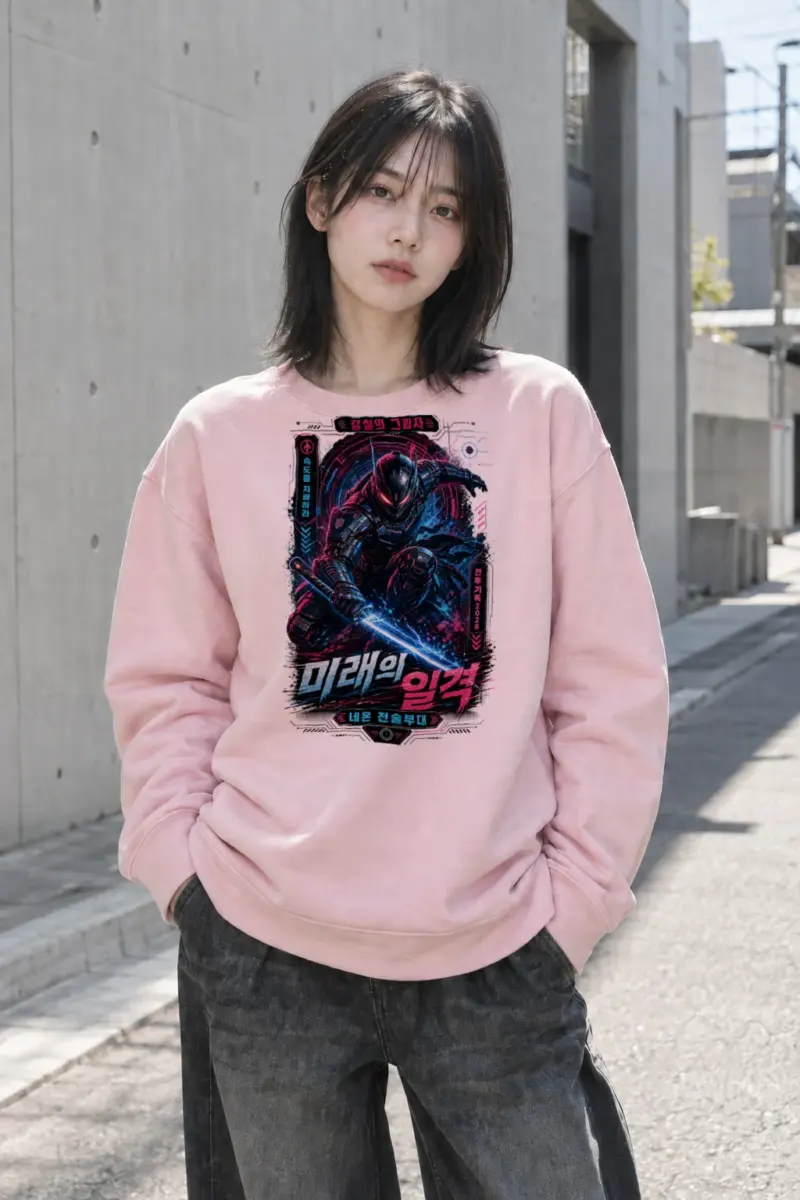 "Steel Shadow" Heavy Blend Unisex Crewneck Sweatshirt | Gildan 18000
