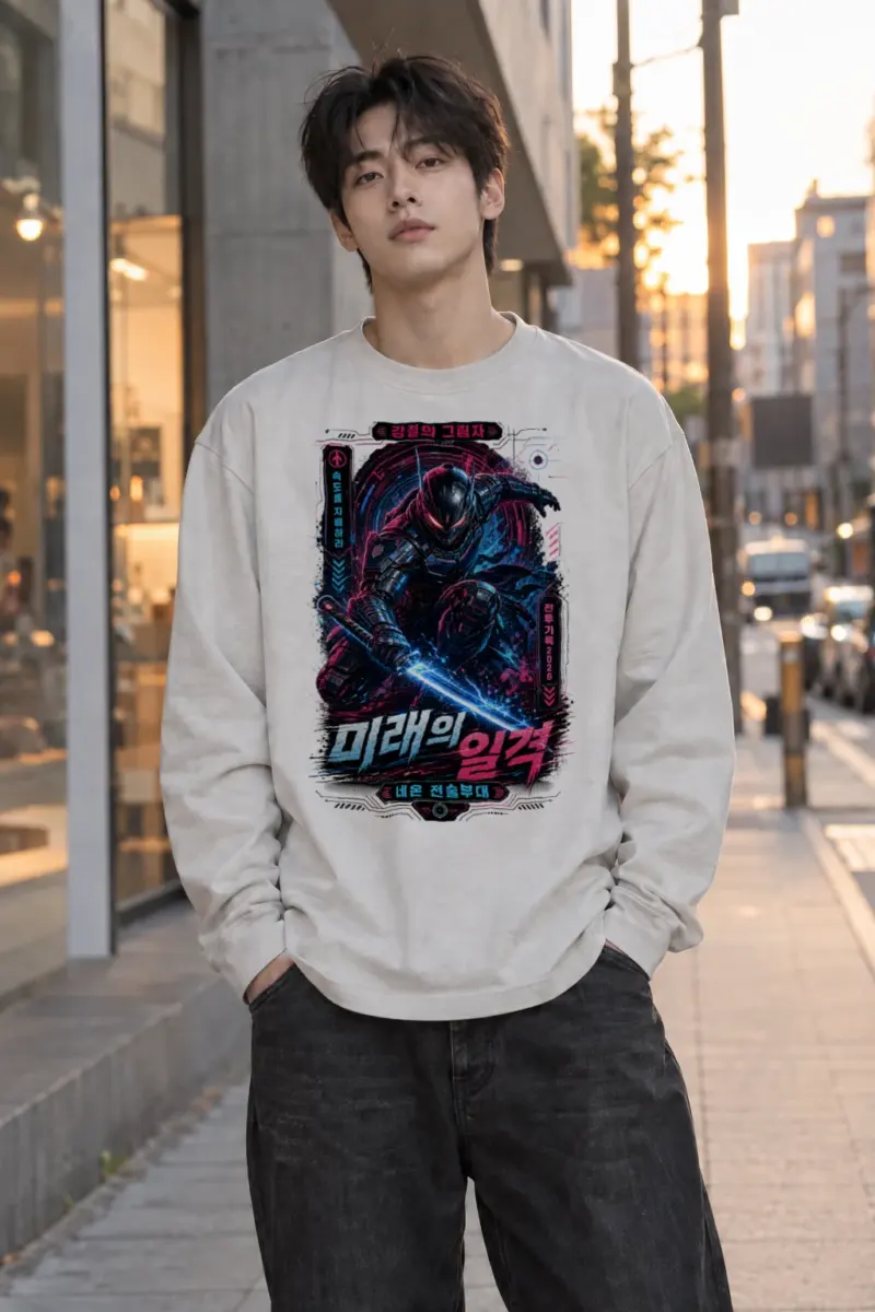 "Steel Shadow" Unisex Longsleeve T-shirt | Gildan 2400