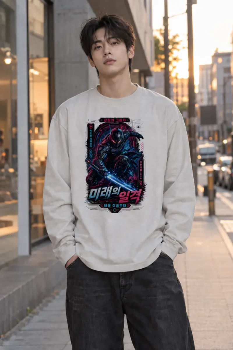 "Steel Shadow" Unisex Longsleeve T-shirt | Gildan 2400