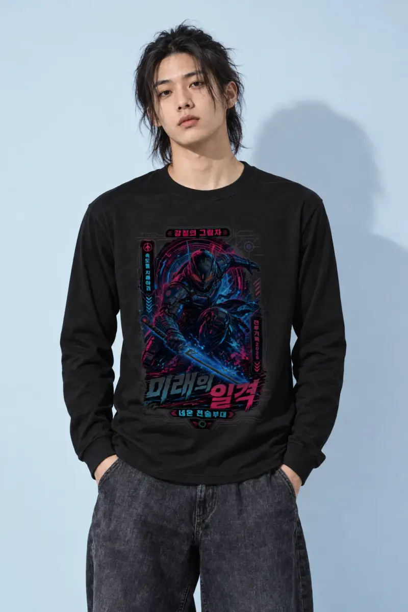 "Steel Shadow" Unisex Longsleeve T-shirt