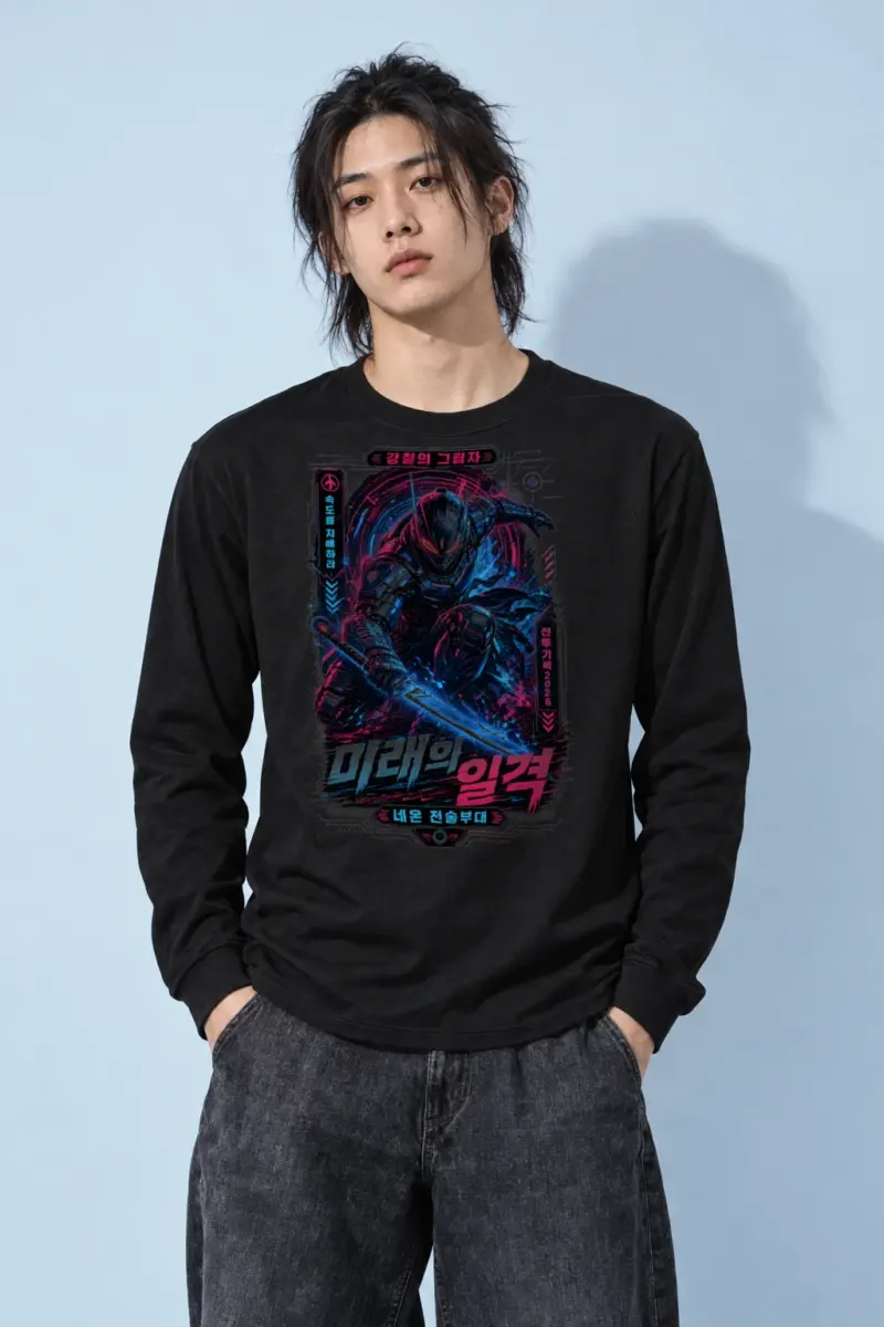 "Steel Shadow" Unisex Longsleeve T-shirt