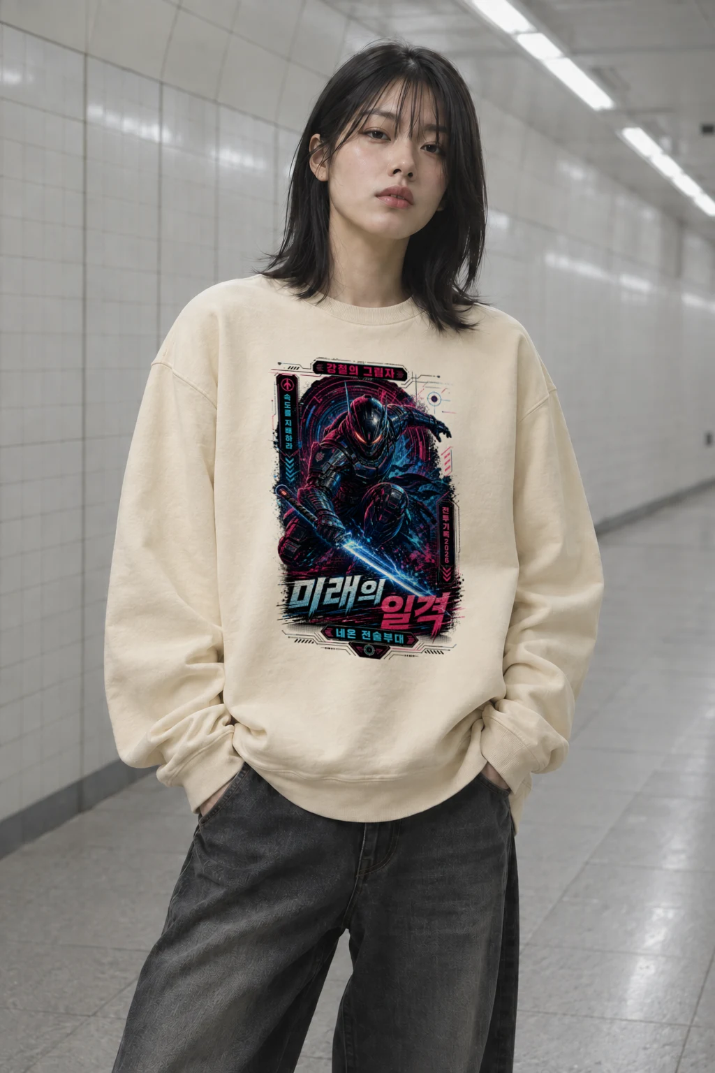 "Steel Shadow" Unisex Sponge Fleece Crewneck Sweatshirt | Bella + Canvas 3901