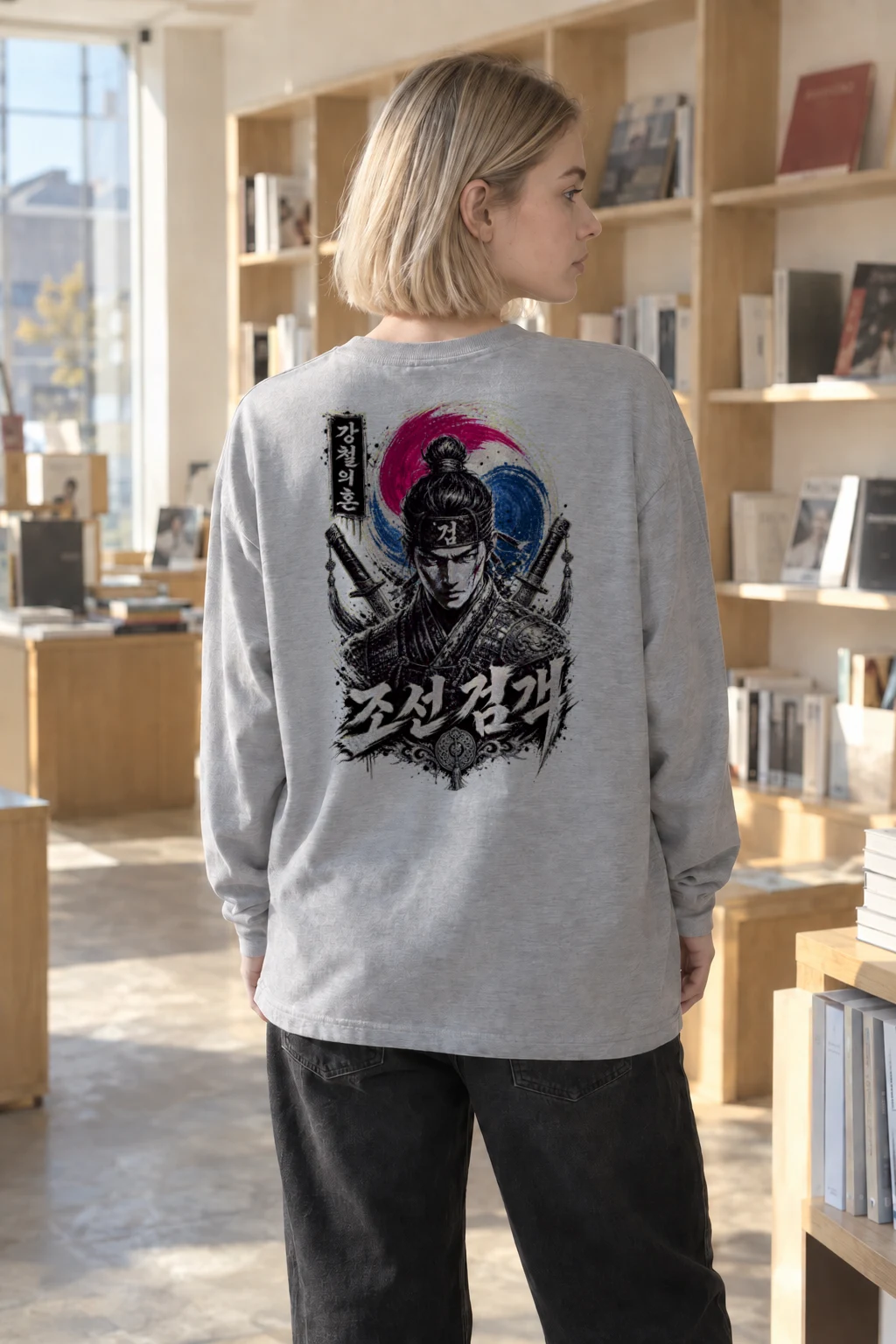 "Steel Soul Swordsman" Unisex Longsleeve T-shirt | Gildan 2400