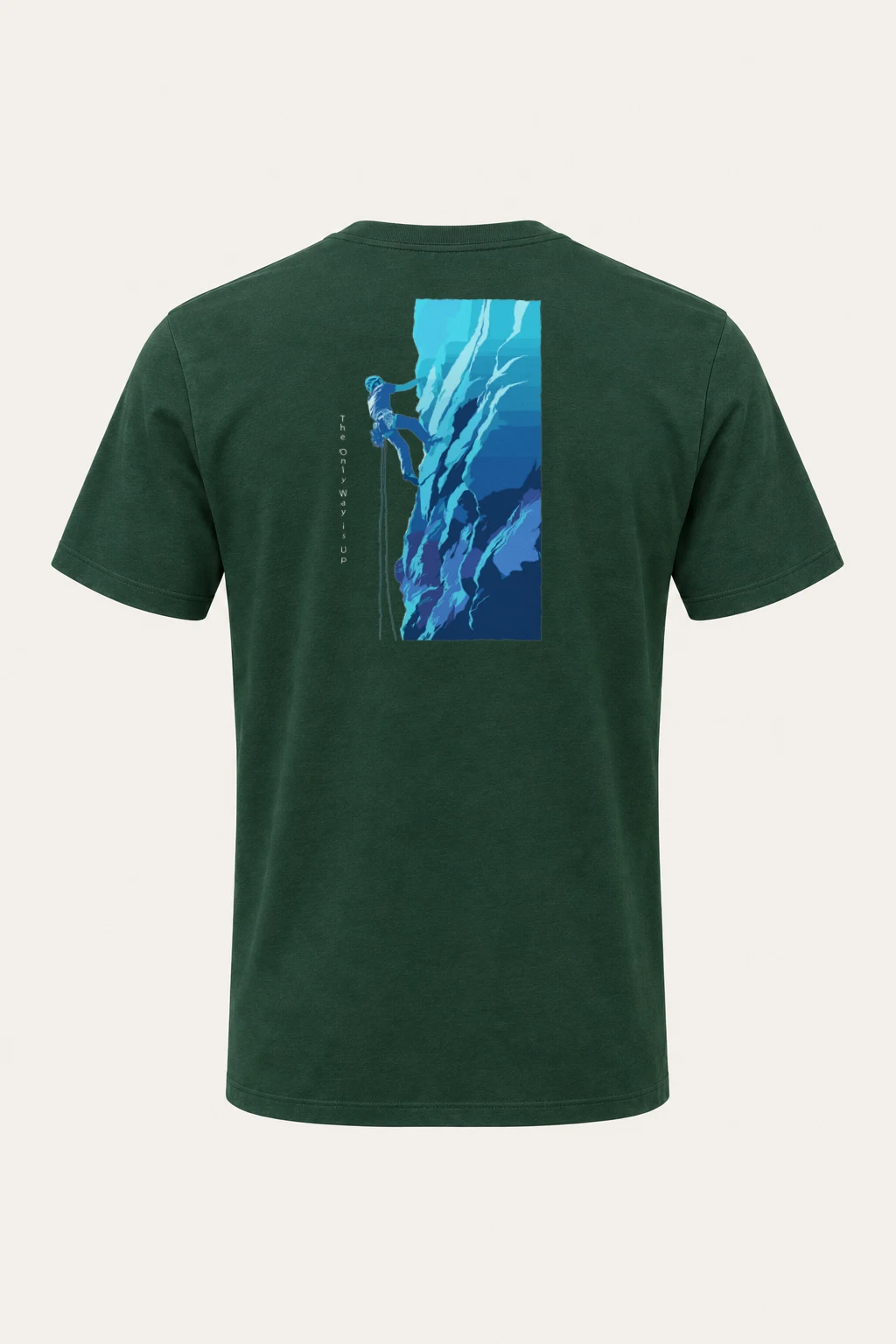 "Steep Ascent" Heavyweight Unisex Crewneck T-shirt | Gildan 5000