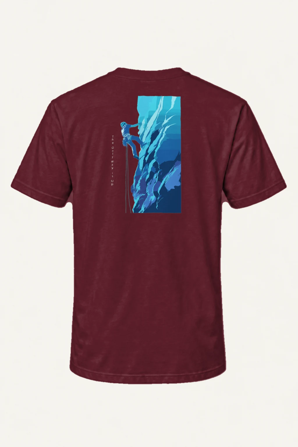 "Steep Ascent" Heavyweight Unisex Crewneck T-shirt | Gildan 5000