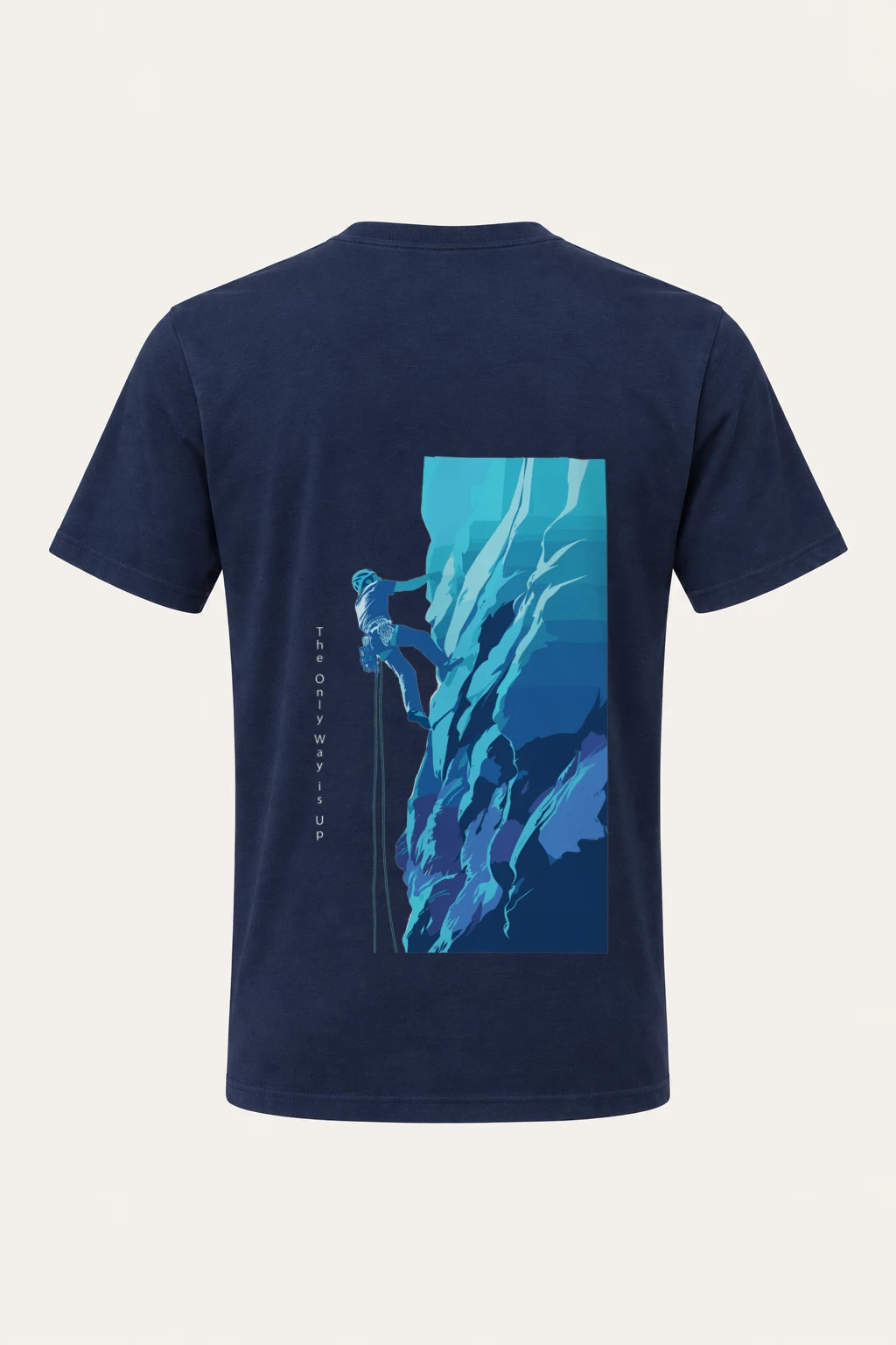 "Steep Ascent" Heavyweight Unisex Crewneck T-shirt | Gildan 5000