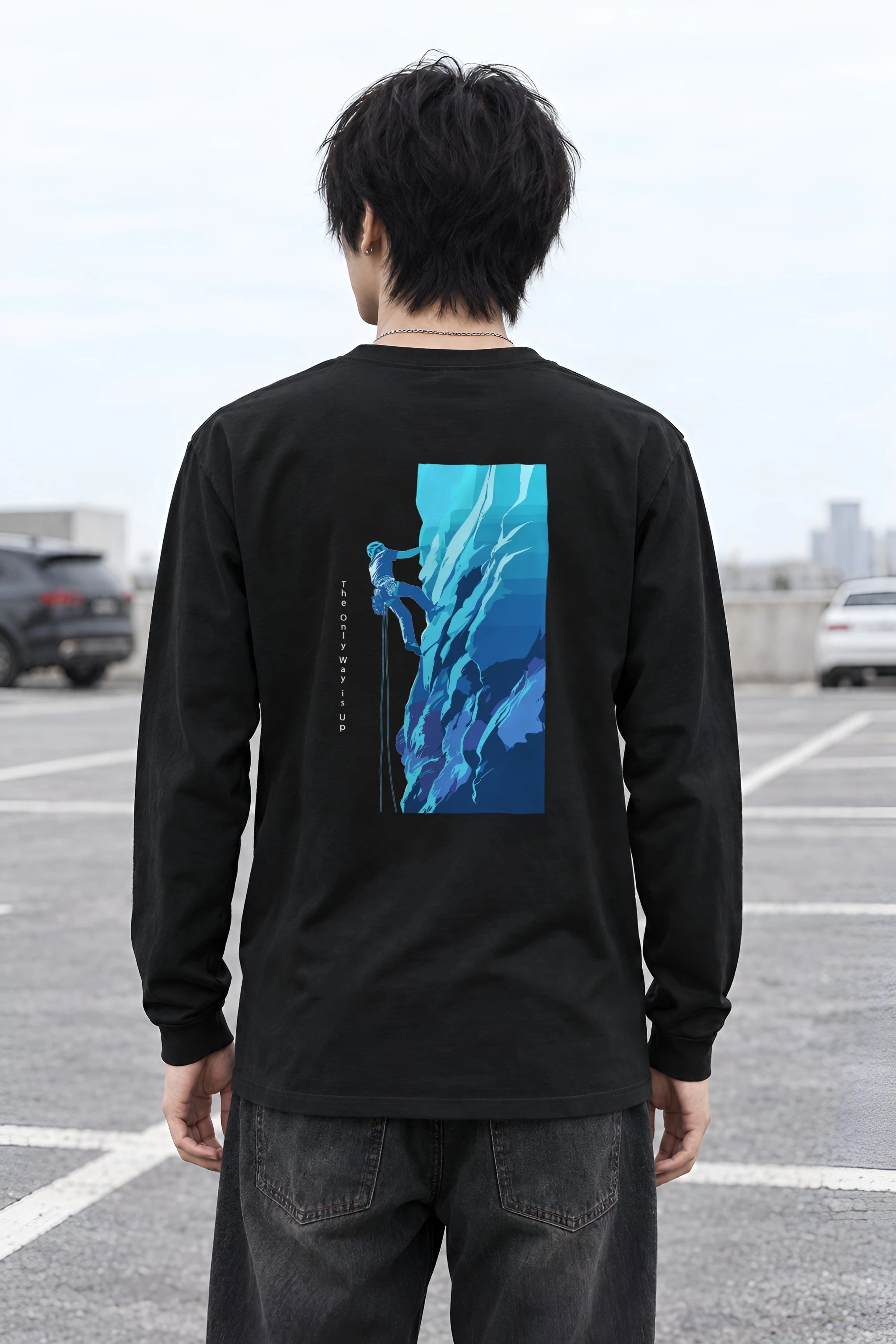 "Steep Ascent" Unisex Longsleeve T-shirt