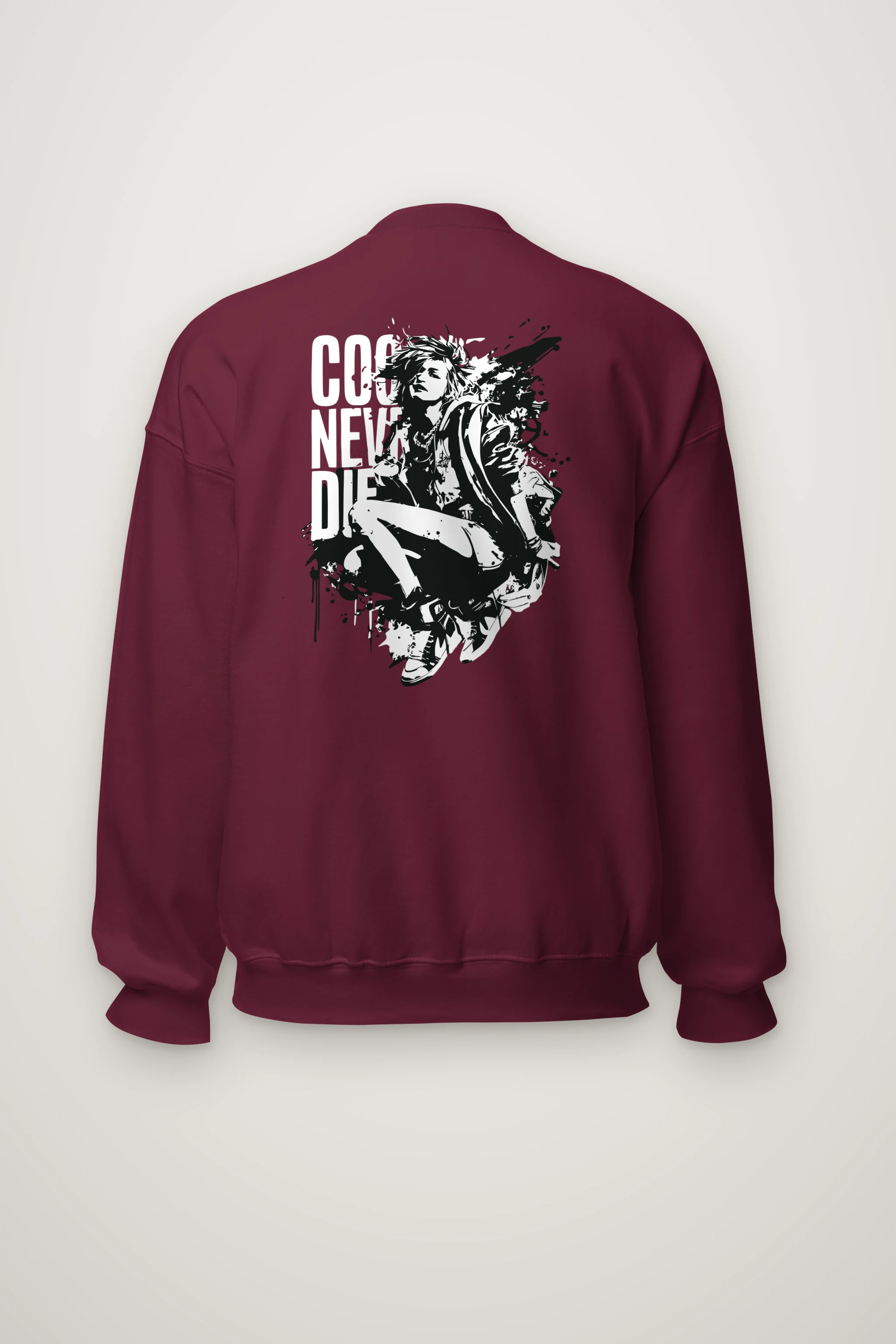 "Stencil Static" Heavy Blend Unisex Crewneck Sweatshirt