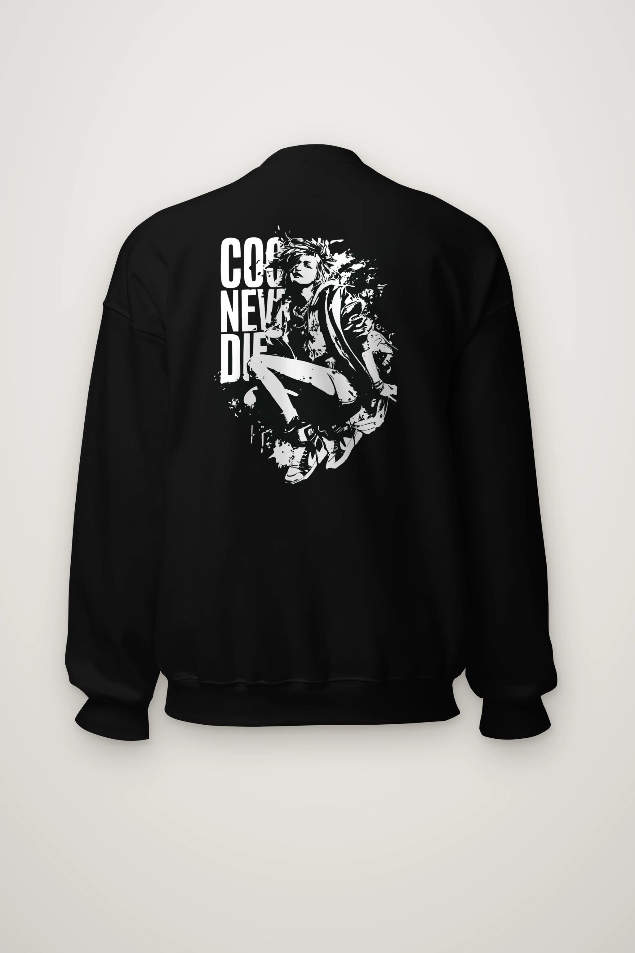 "Stencil Static" Heavy Blend Unisex Crewneck Sweatshirt