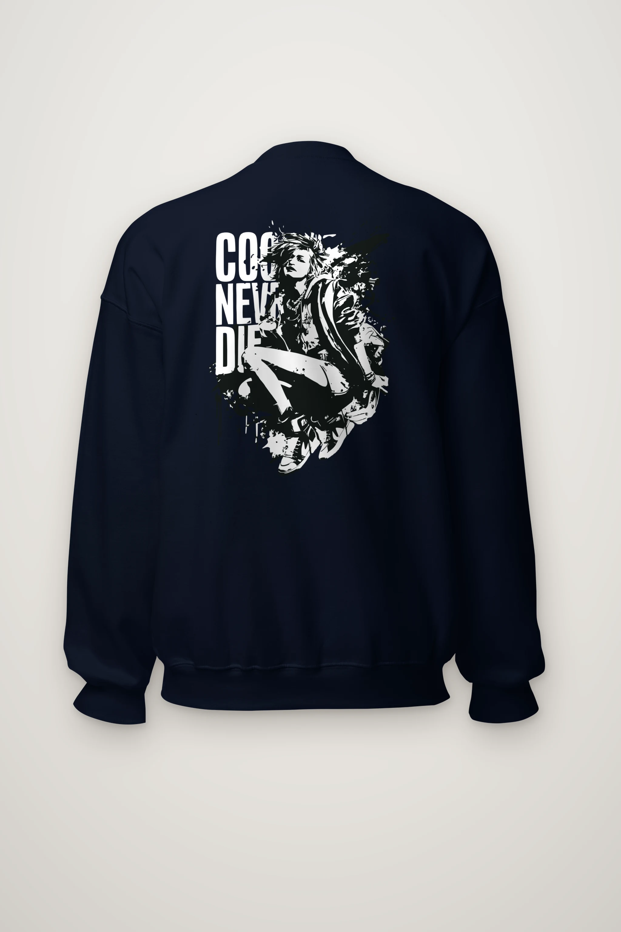 "Stencil Static" Heavy Blend Unisex Crewneck Sweatshirt