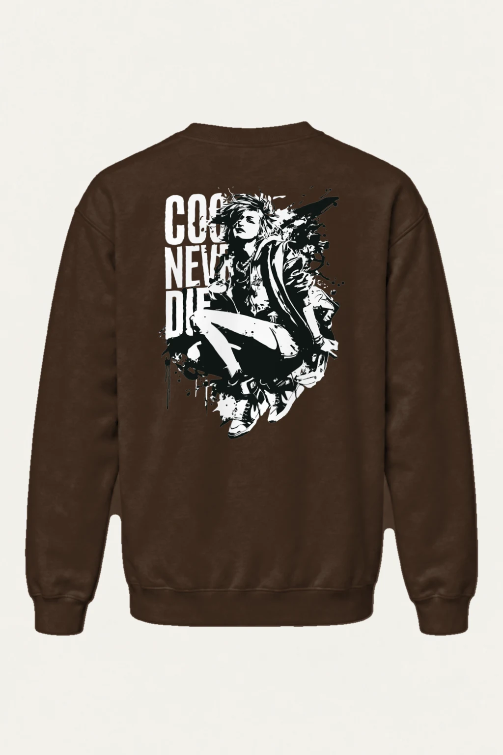 "Stencil Static" Heavy Blend Unisex Crewneck Sweatshirt | Gildan 18000
