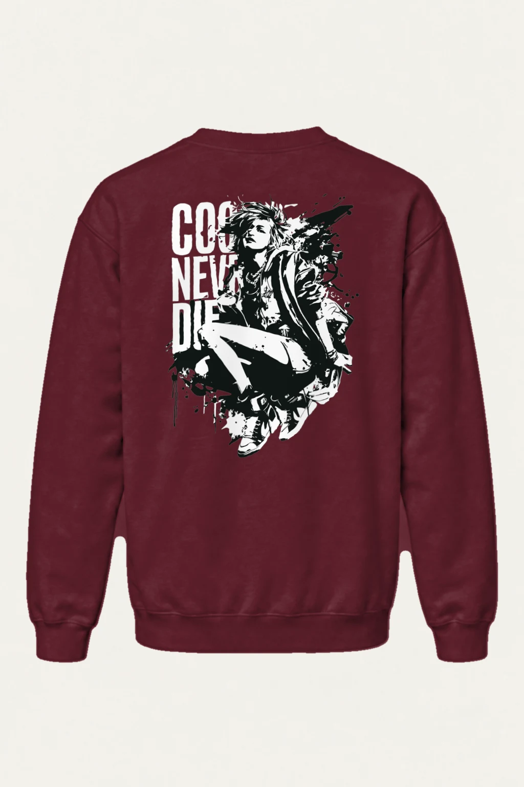 "Stencil Static" Heavy Blend Unisex Crewneck Sweatshirt | Gildan 18000